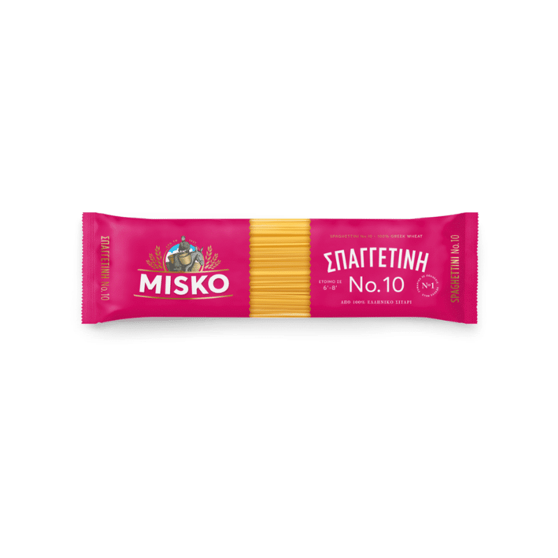 Misko Spaghetti No.10 (500g) von Misko bei Araxxon  - Hochwertiges griechisches Produkt.   Misko Spaghetti No.10 (500g) από Misko στο Araxxon  - Αυθεντικό ελληνικό προϊόν.